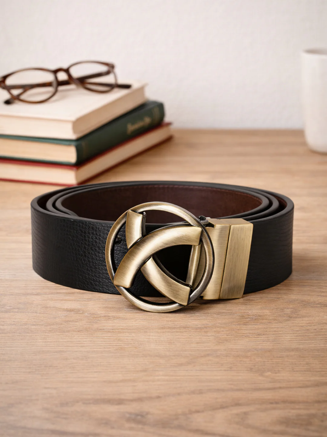 Khadim Leather Belt (Reversible) for Men