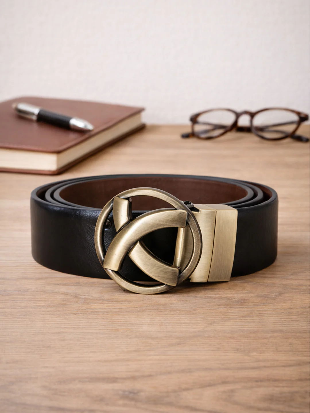 Khadim Leather Belt (Reversible) for Men