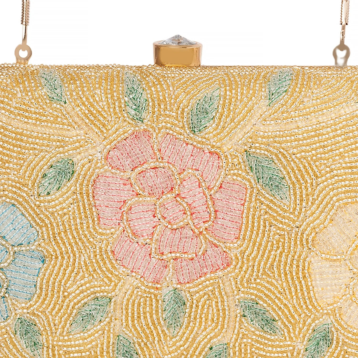 Khadim Minaudiere with Detachable Short Top Handle & Long Chain for Women - Image 14