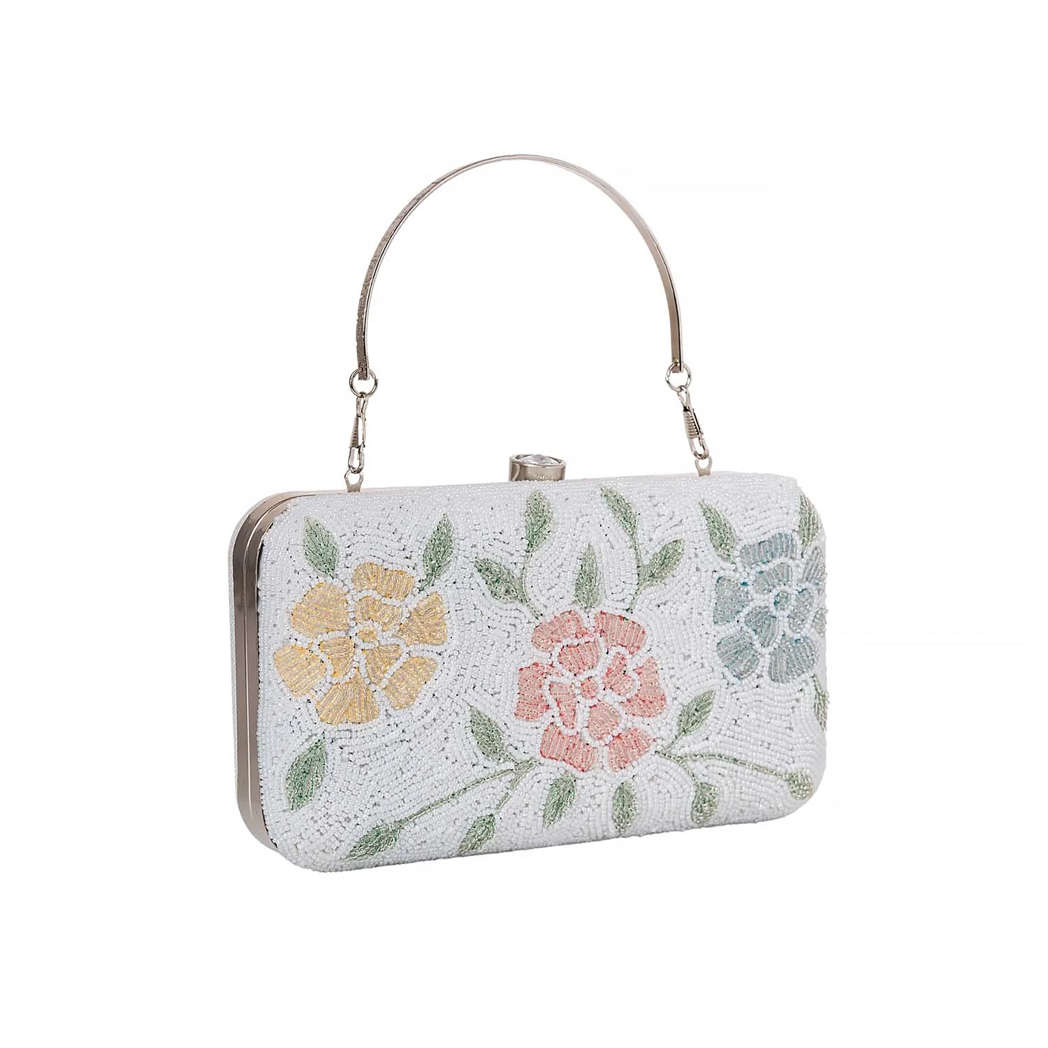 Khadim Minaudiere with Detachable Short Top Handle & Long Chain for Women - Image 3