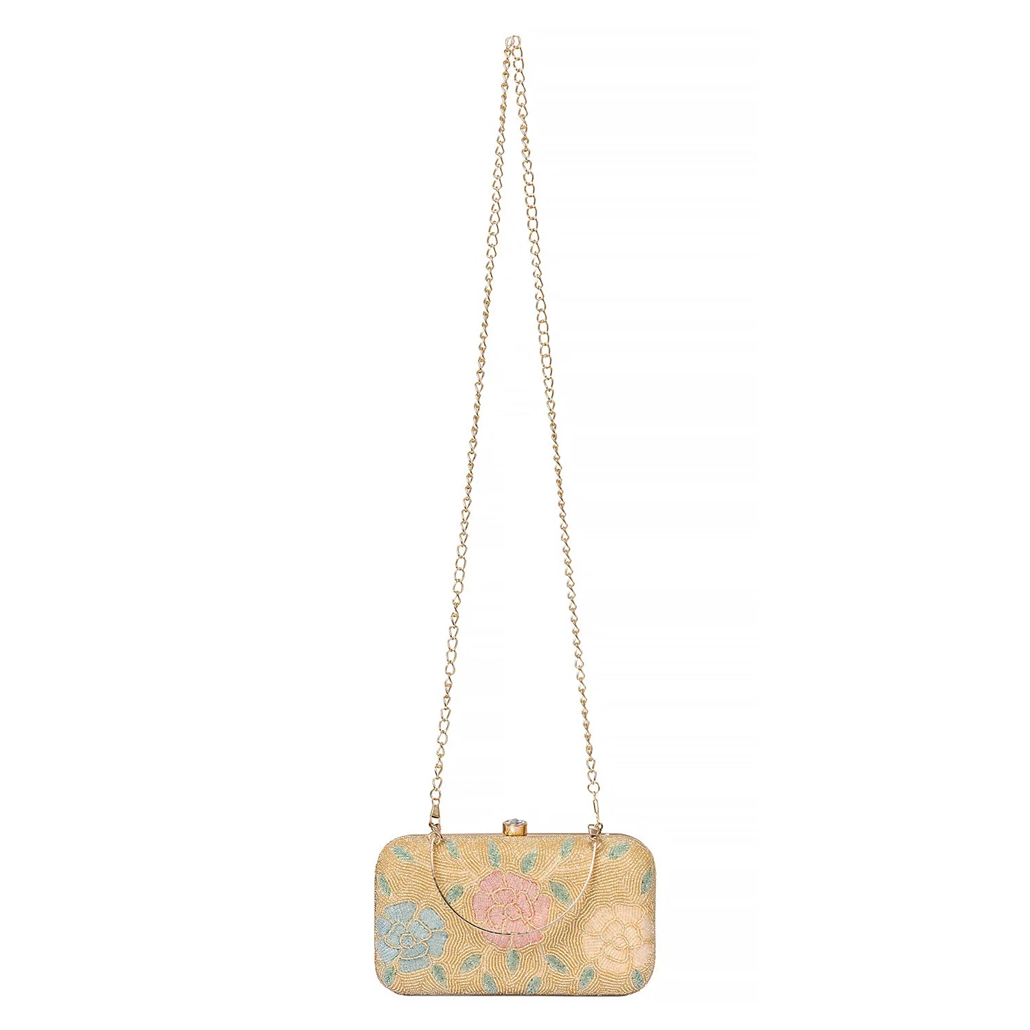 Khadim Minaudiere with Detachable Short Top Handle & Long Chain for Women - Image 9