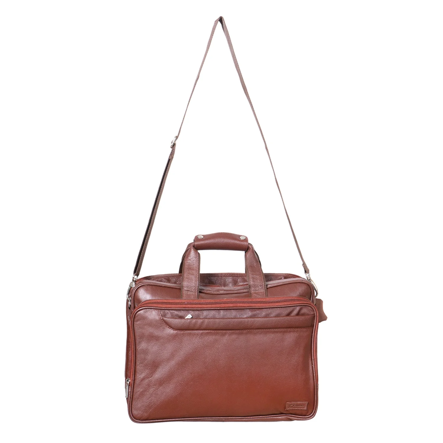 Khadim Portfolio Bag with Laptop Sleeve, Detachable & Adjustable Long Strap for Men - Image 3