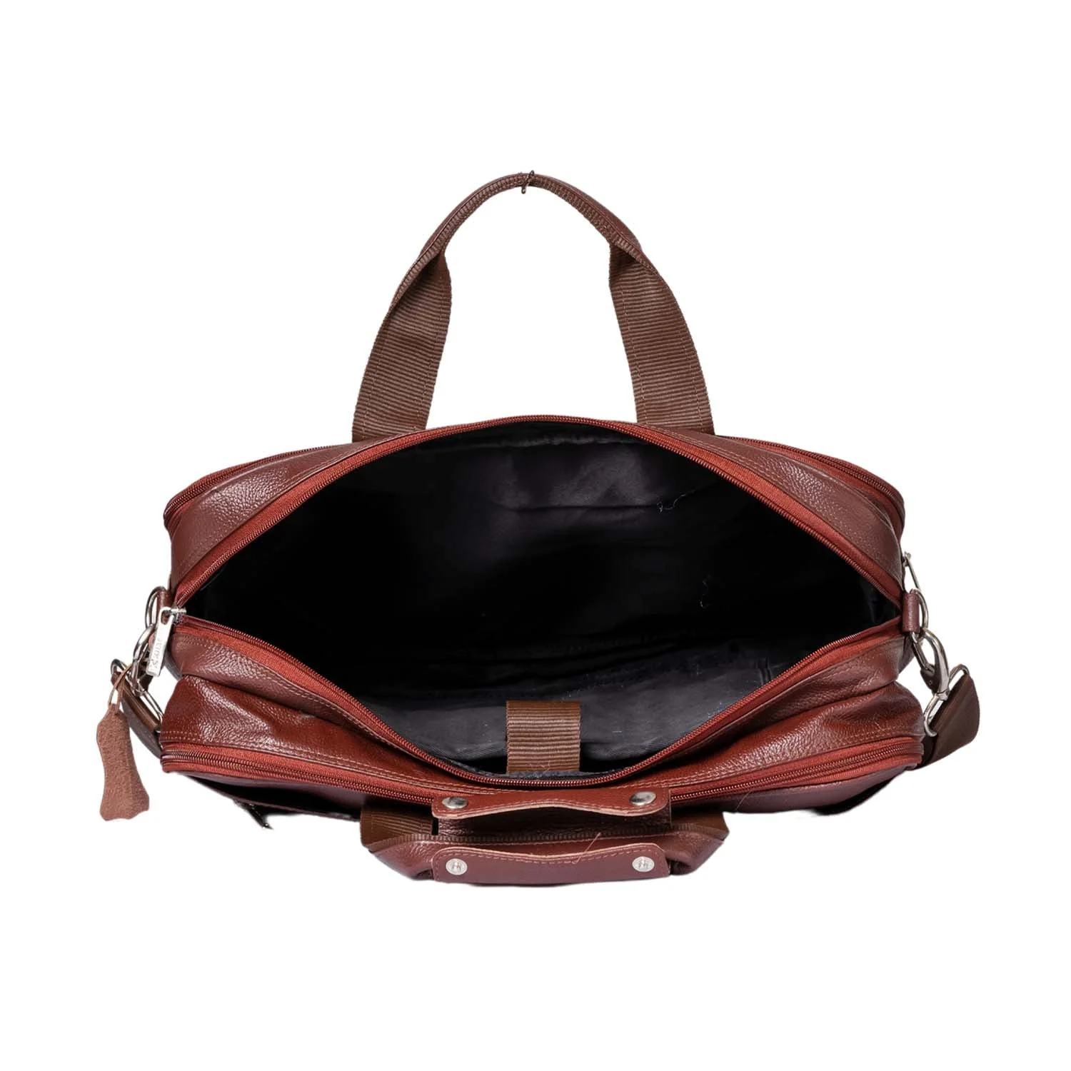 Khadim Portfolio Bag with Laptop Sleeve, Detachable & Adjustable Long Strap for Men - Image 7