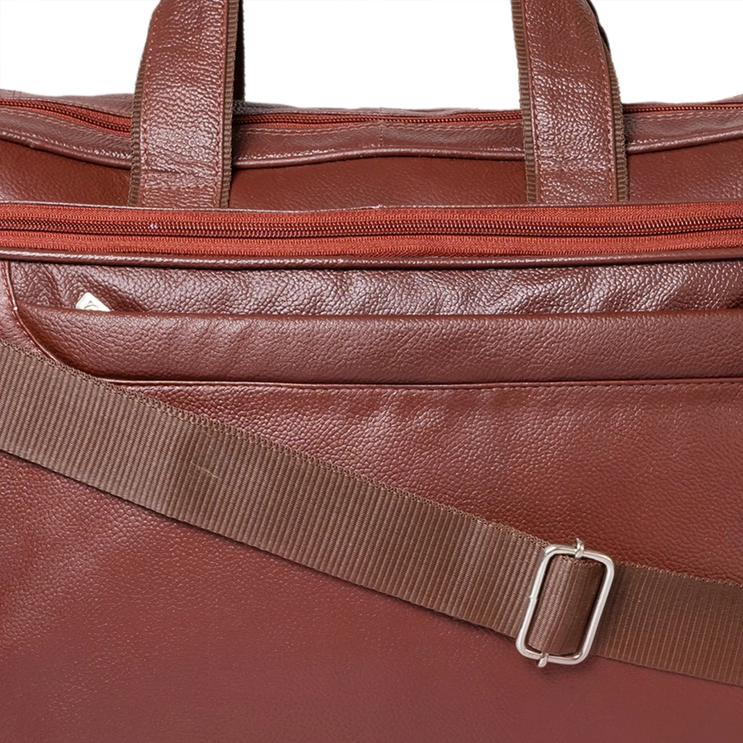 Khadim Portfolio Bag with Laptop Sleeve, Detachable & Adjustable Long Strap for Men - Image 8