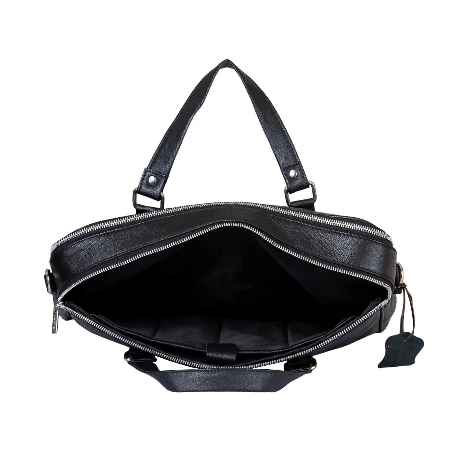 Khadim Portfolio Bag with Laptop Sleeve, Detachable & Adjustable Long Strap for Men - Image 6