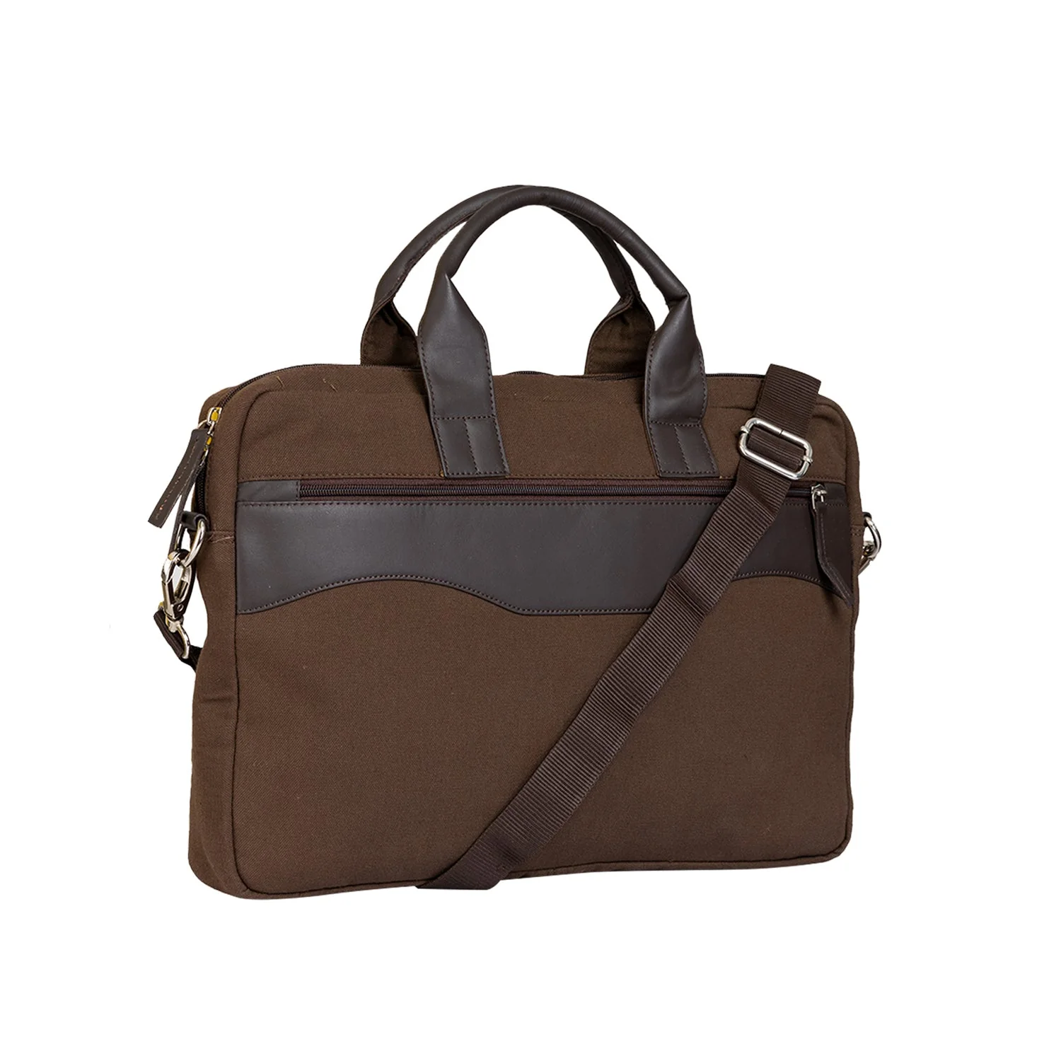 Khadim Portfolio Bag with Laptop Sleeve, Detachable & Adjustable Long Strap for Men - Image 4