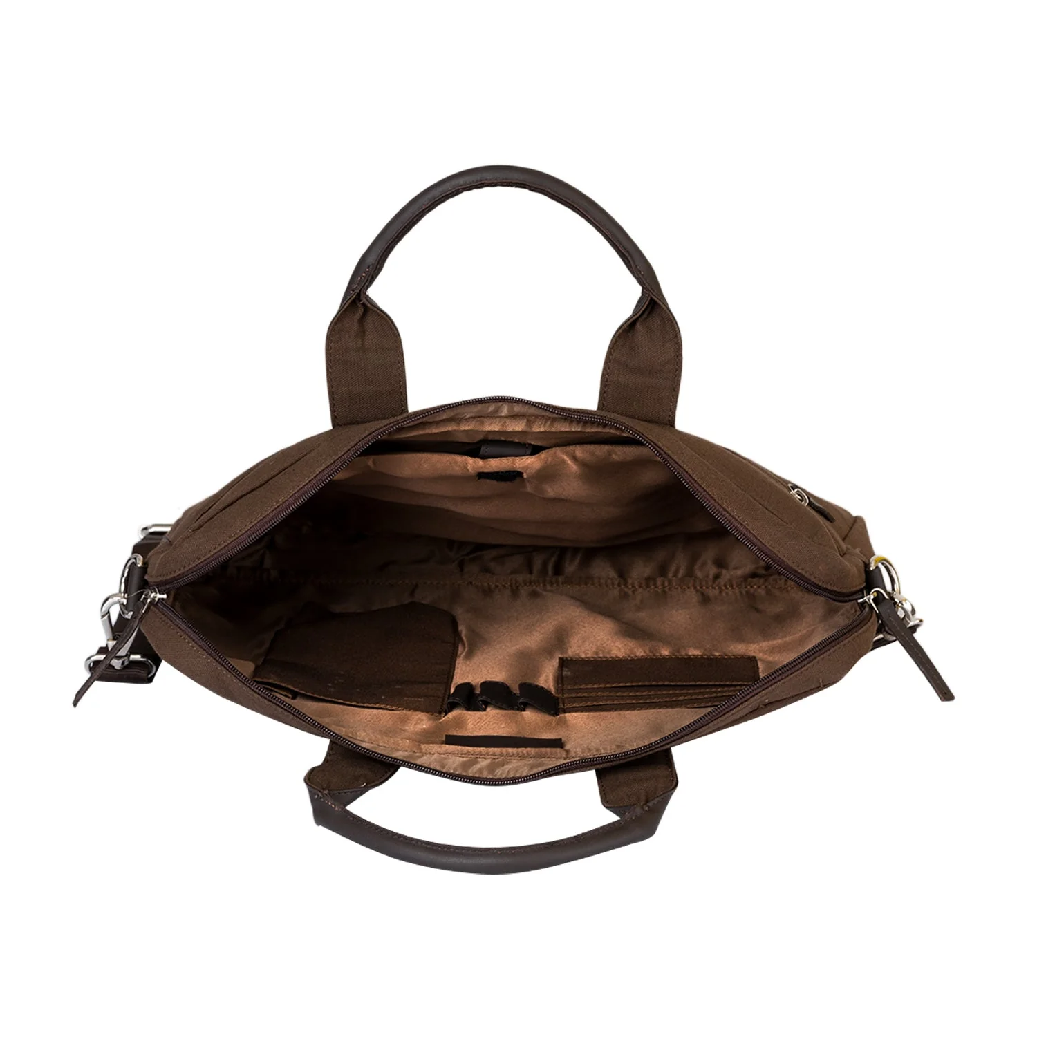 Khadim Portfolio Bag with Laptop Sleeve, Detachable & Adjustable Long Strap for Men - Image 7