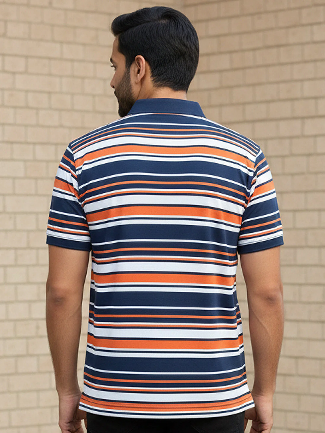 KHADIM Pro Half Sleeves Polo Neck T-Shirt for Men - Image 2