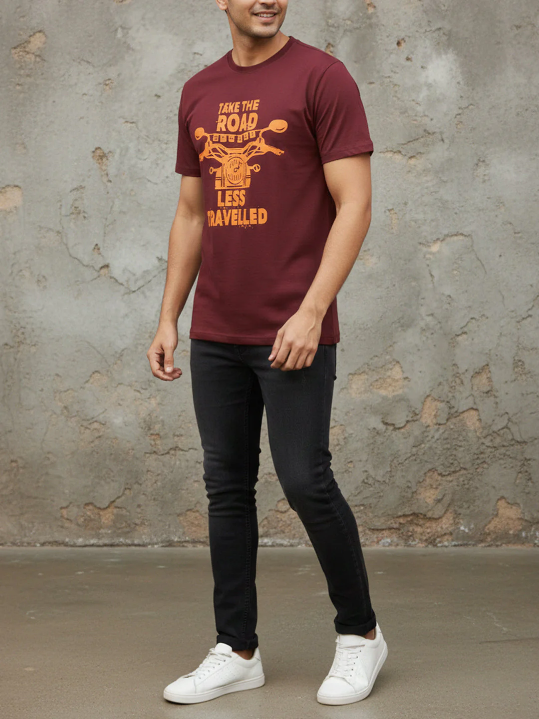 KHADIM Pro Half Sleeves Round Neck T-Shirt for Men - Image 3