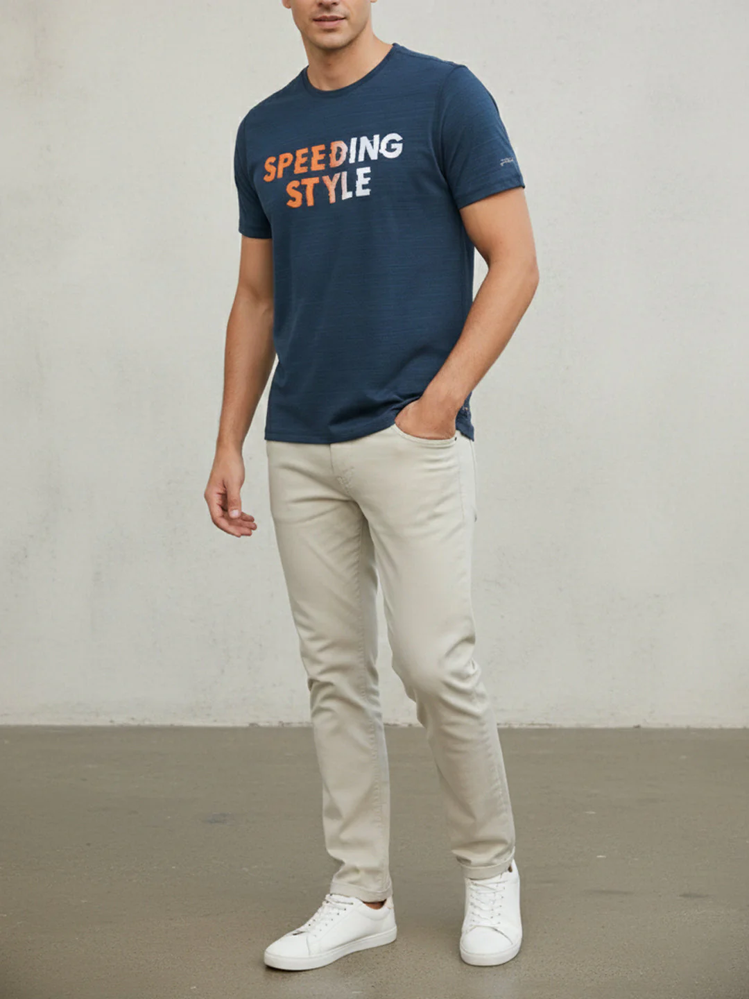 KHADIM Pro Half Sleeves Round Neck T-Shirt for Men - Image 7