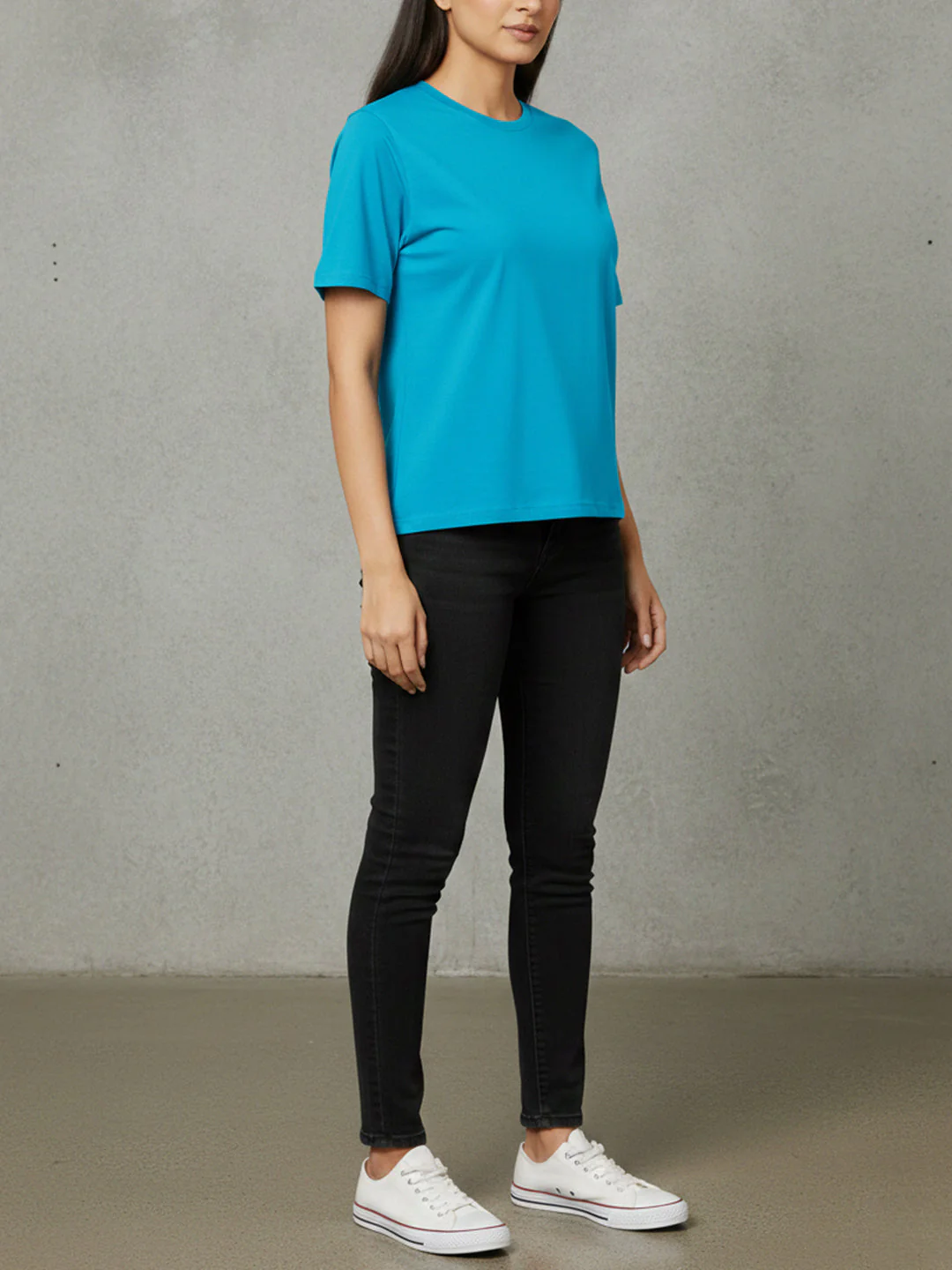 KHADIM Pro Half Sleeves Round Neck T-Shirt for Women - Image 3