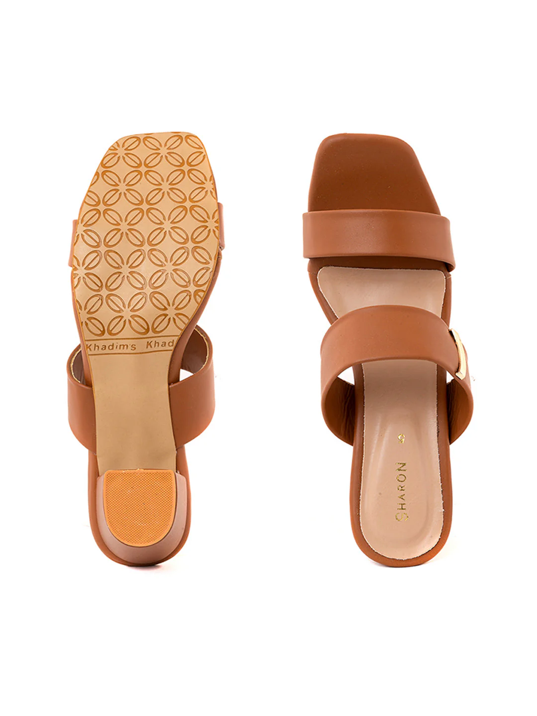 Khadim Sharon Block Heel Mule Slip On Sandal for Women - Image 4