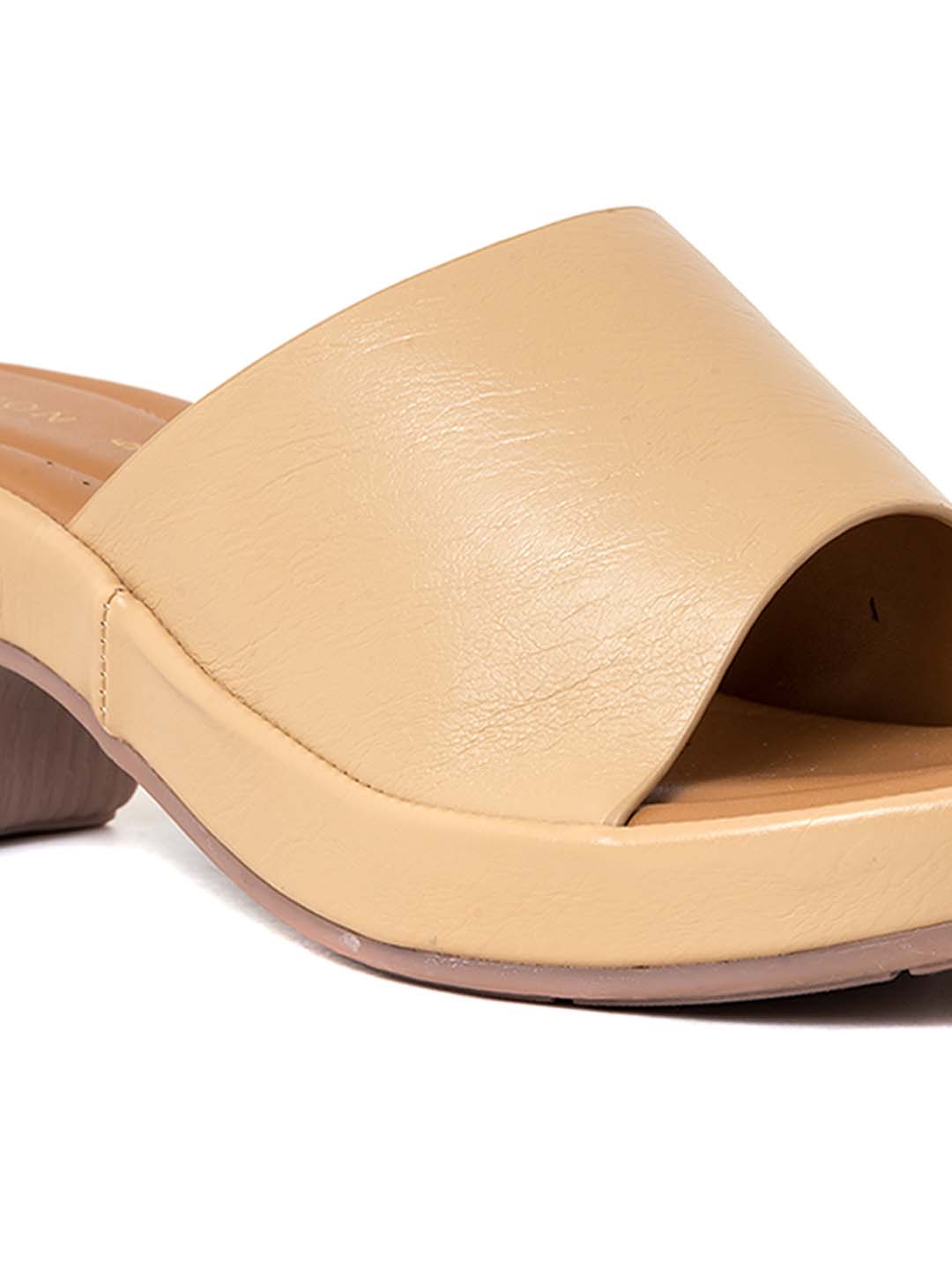 Khadim Sharon Block Heel Mule Slip On Sandal for Women - Image 10