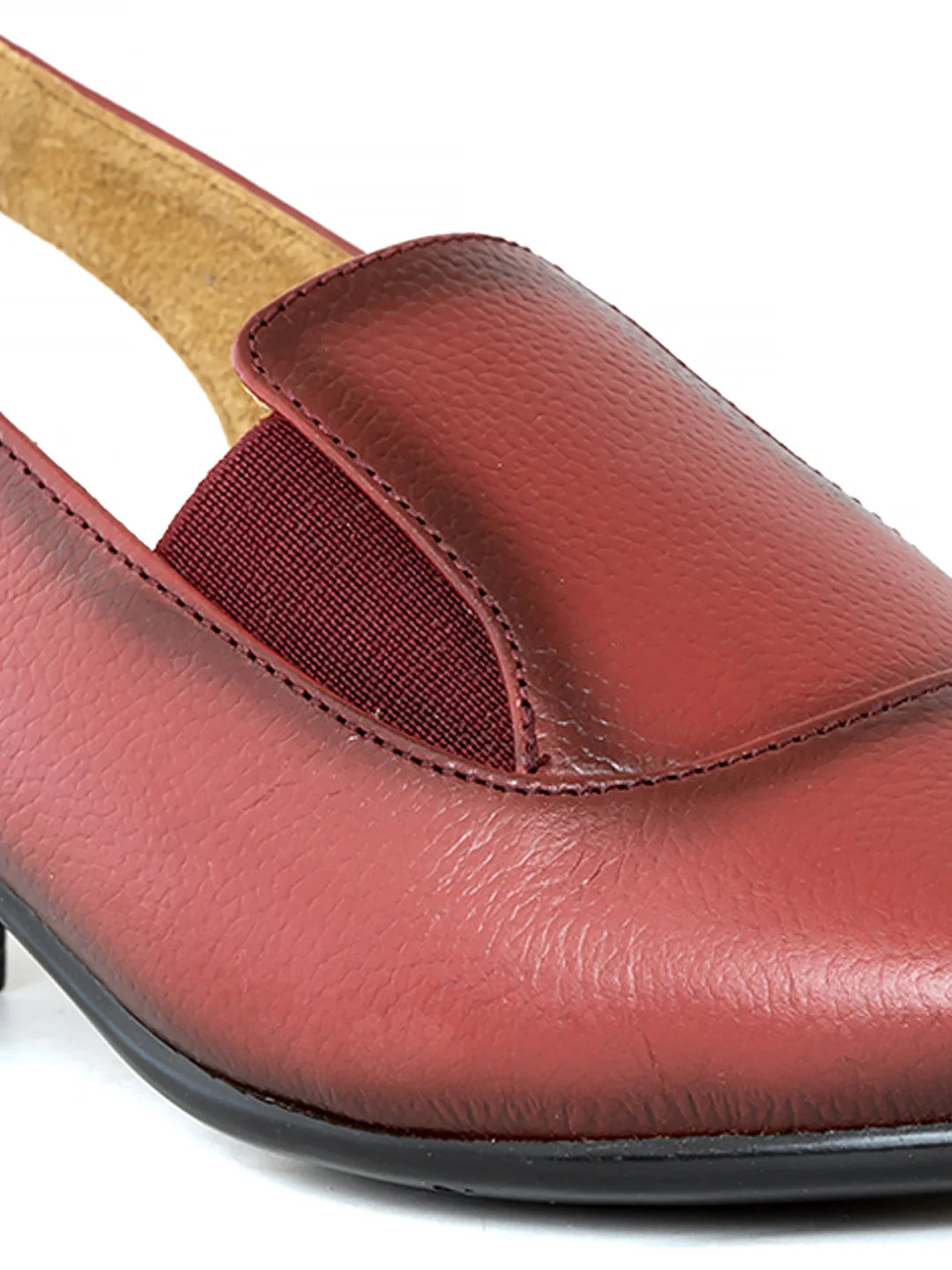 Khadim Sharon Block Heel Slingback Loafer Sandal for Women - Image 12