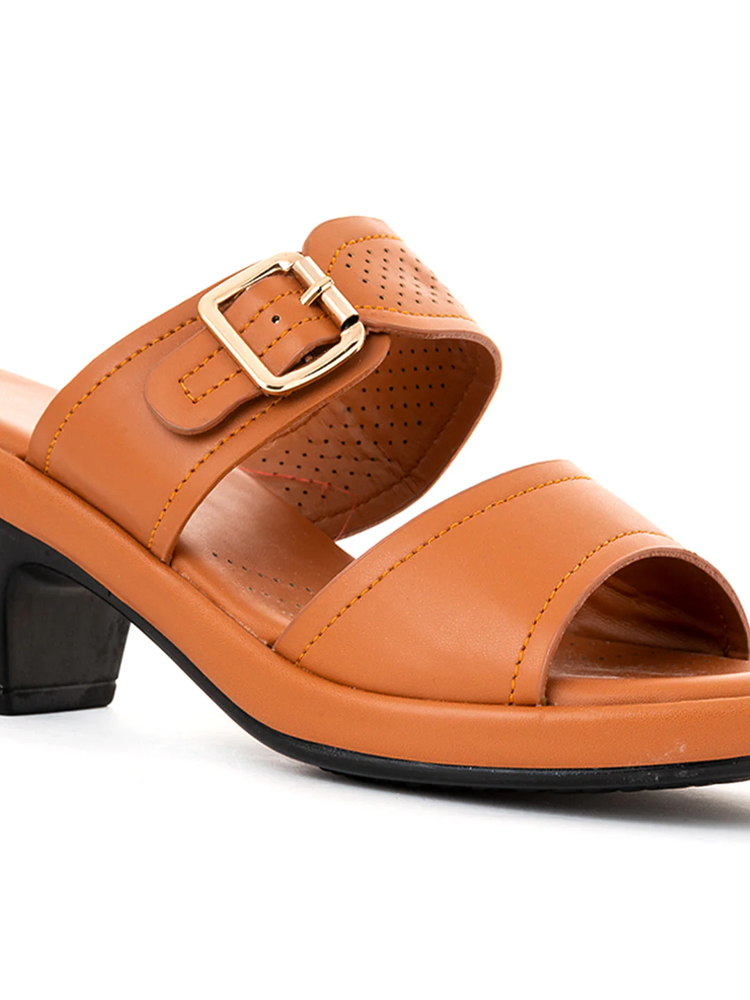 Khadim Sharon High Heel Block Mule Slip On Sandal for Women - Image 6