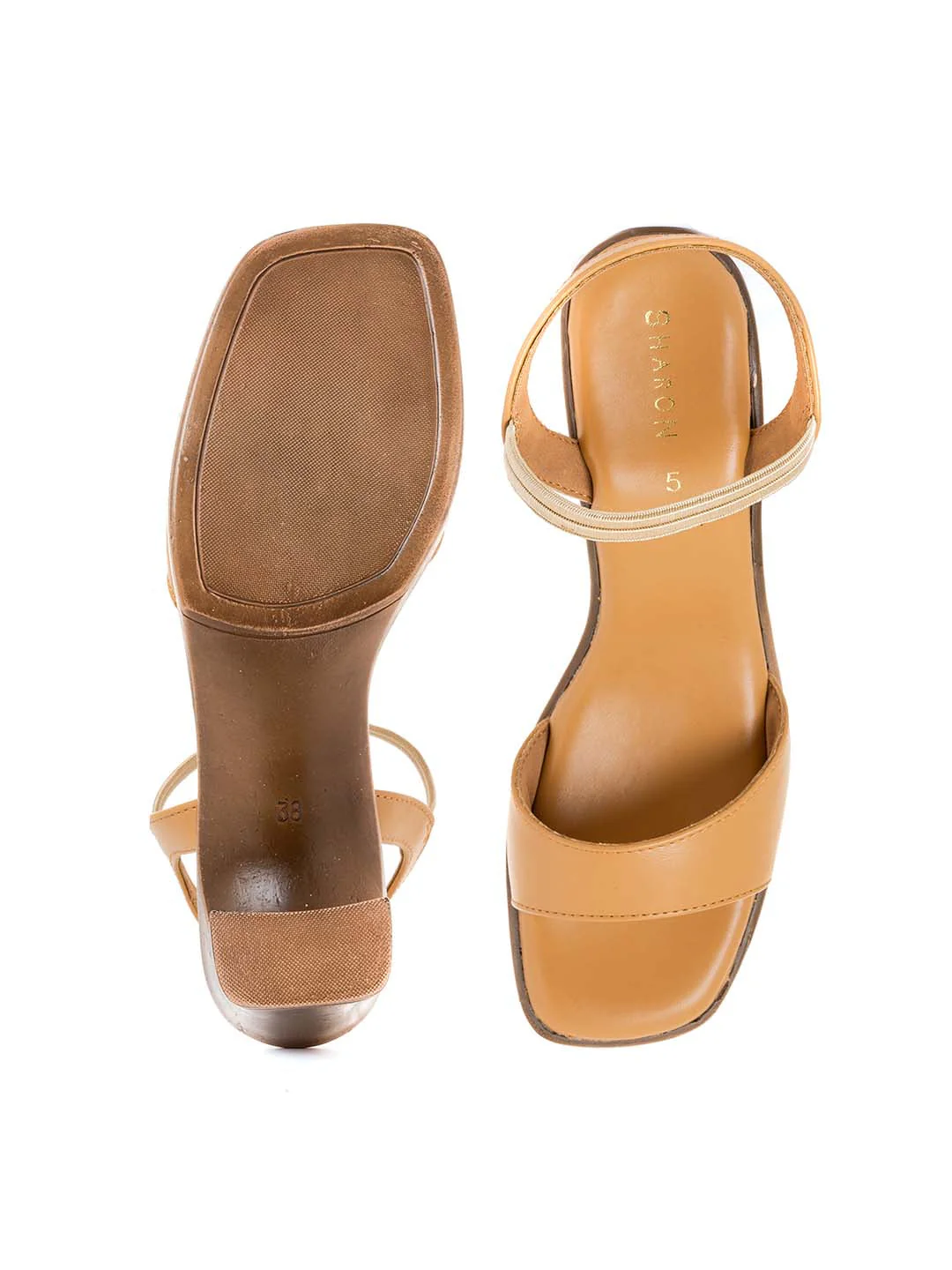 Khadim Sharon High Heel Block Slingback Sandal for Women - Image 9