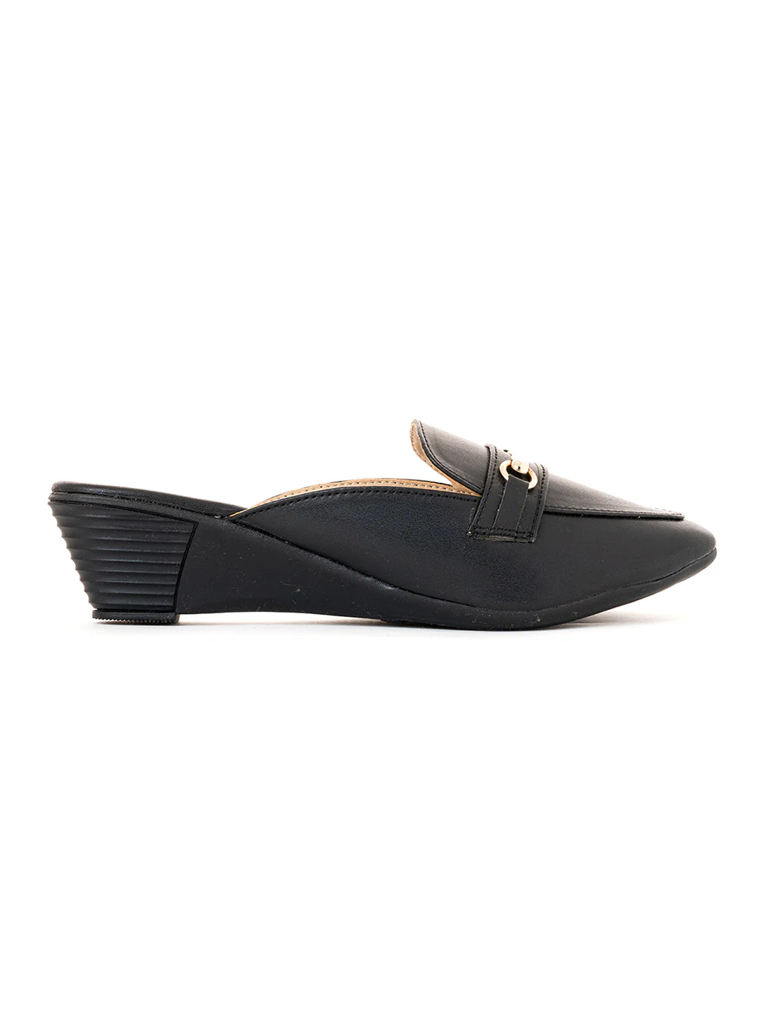 Khadim Sharon Wedge Heel Loafer Mule Sandal for Women - Image 10