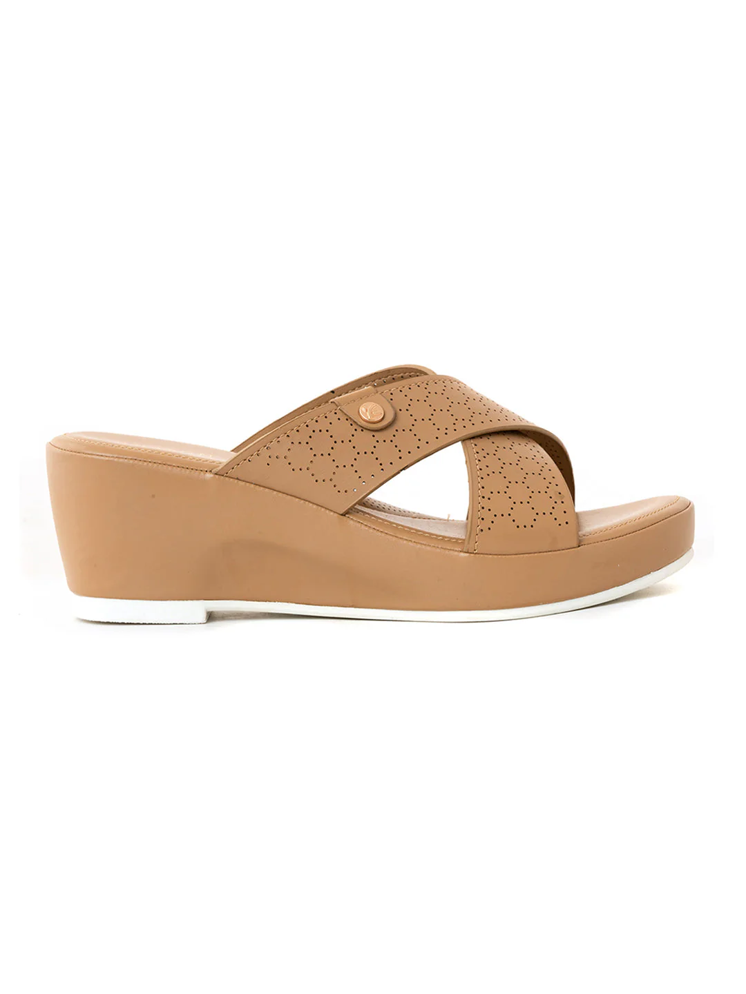 Khadim Sharon Wedge Heel Mule Slip On Sandal for Women - Image 4