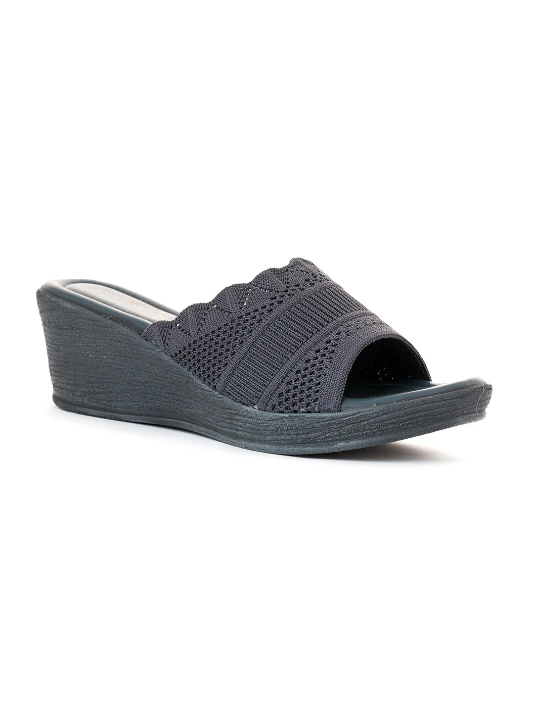 Khadim Sharon Wedge Heel Mule Slip On Sandal for Women - Image 7