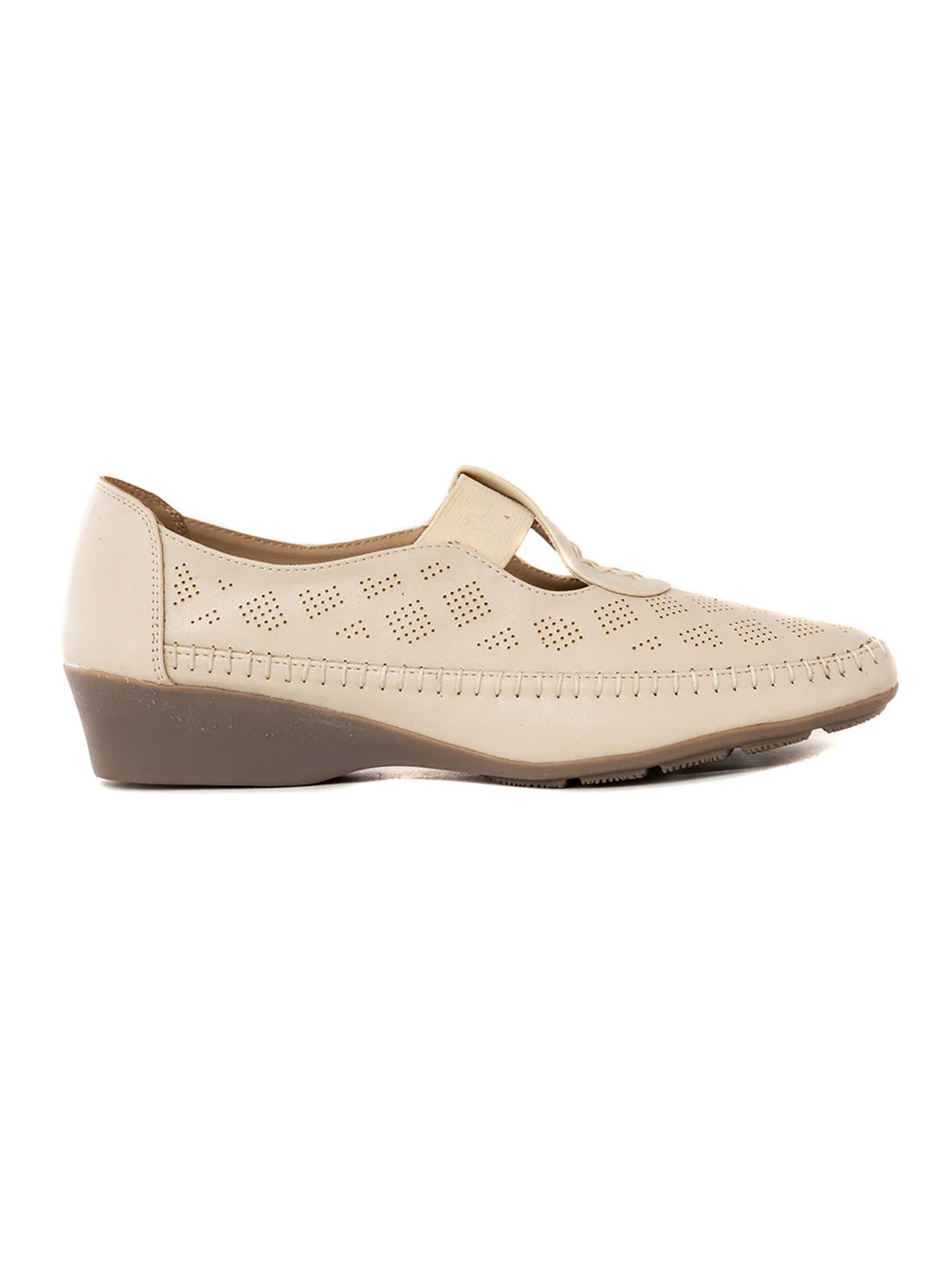 Khadim Sharon Wedge Heel Slip On Casual Shoe for Women - Image 3