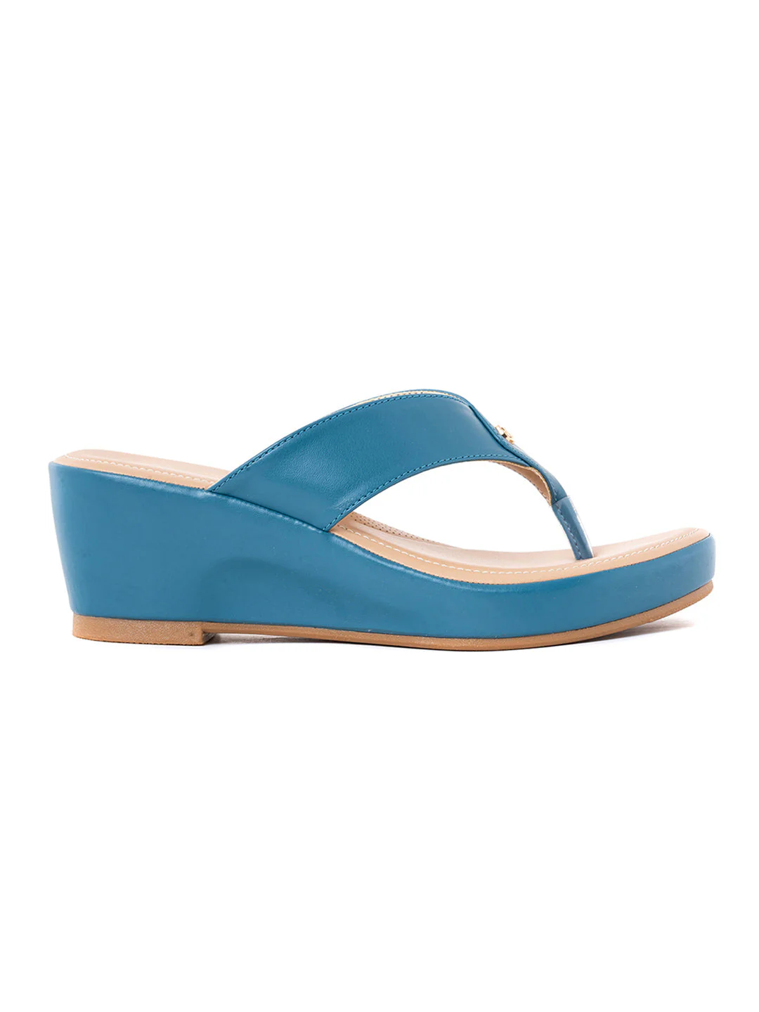 Khadim Sharon Wedge Heel Slip On Sandal for Women - Image 10