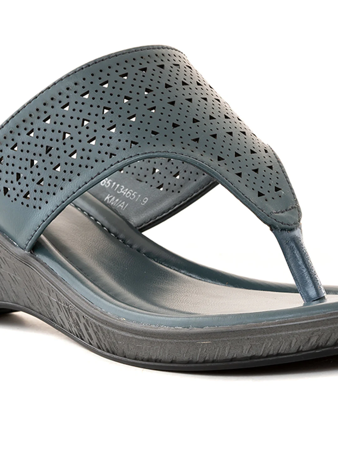 Khadim Sharon Wedge Heel Slip On Sandal for Women - Image 12