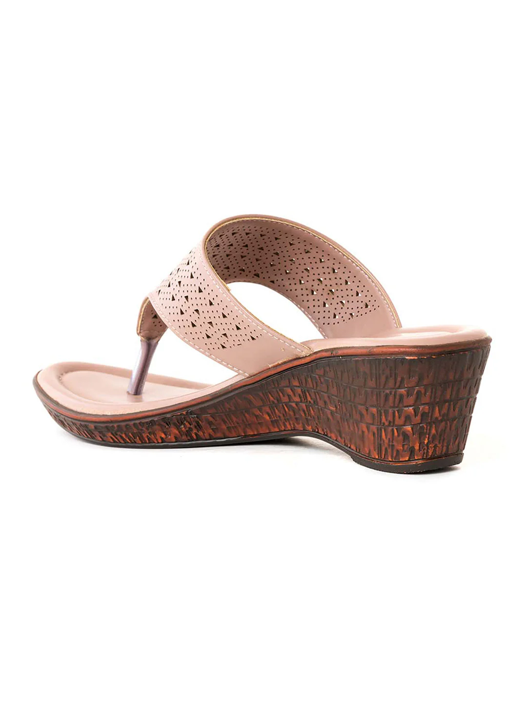 Khadim Sharon Wedge Heel Slip On Sandal for Women - Image 3