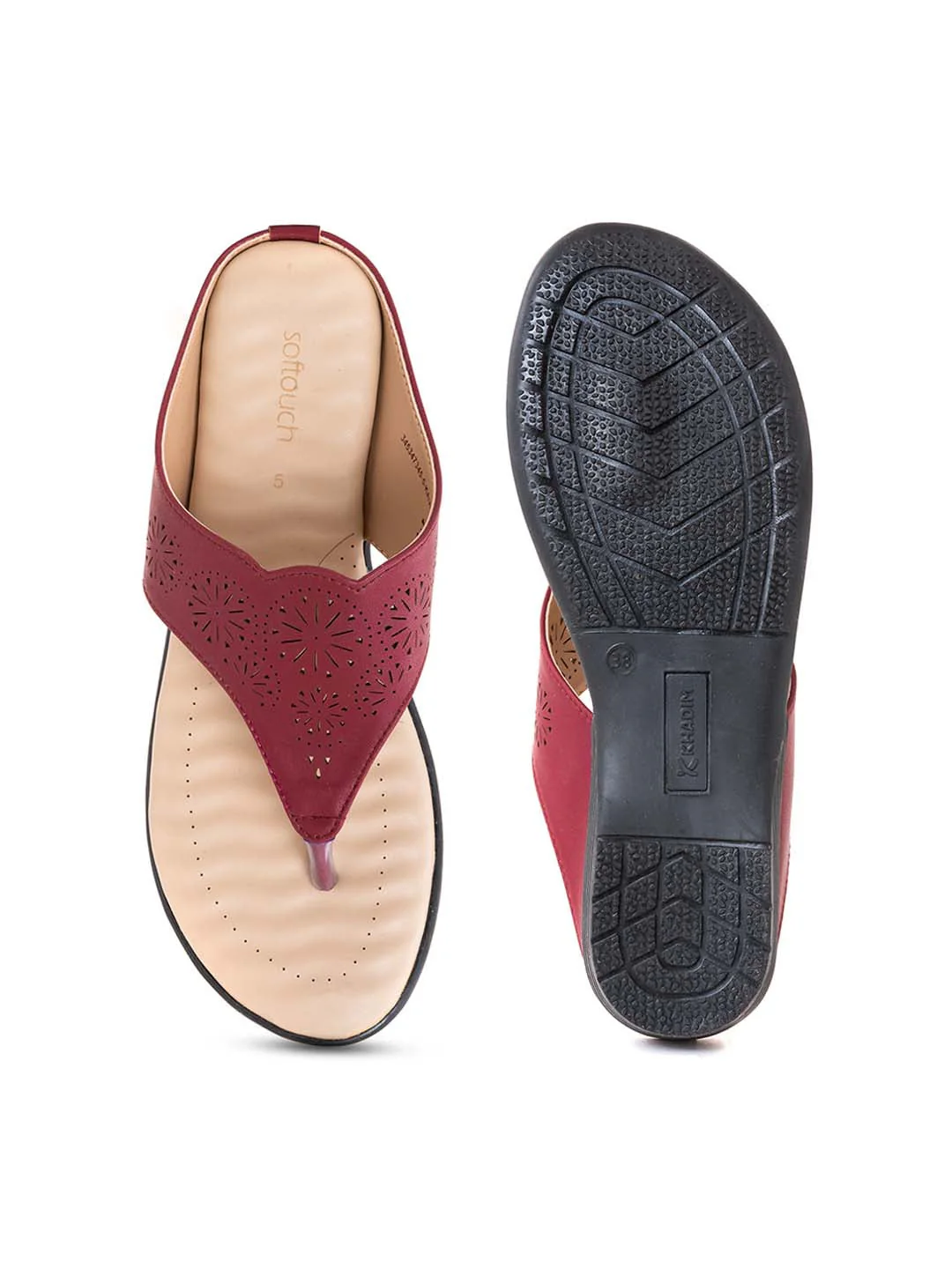 Khadim Softouch Flat Slip On Sandal for Women - Image 11