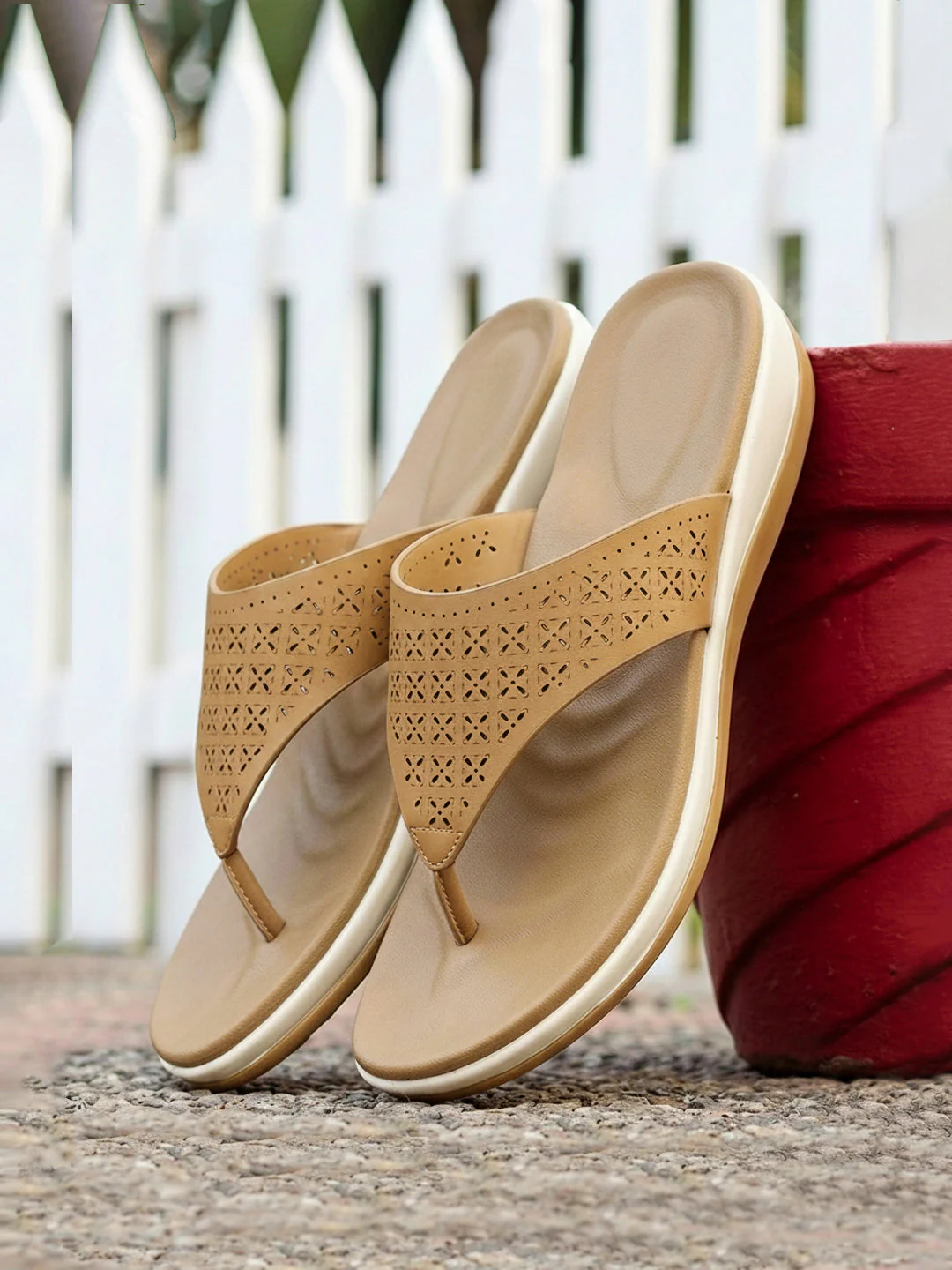KHADIM Softouch Flat Slip On Sandal for Women - Image 8