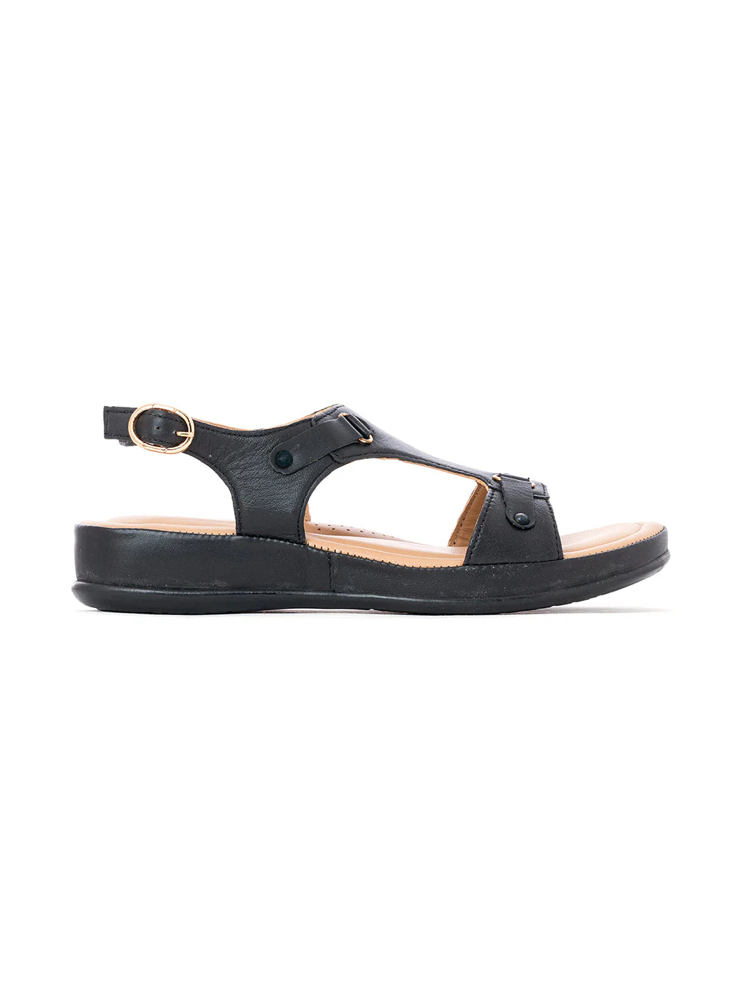 Khadim Softouch Leather Flat Slip On Sandal for Women - Image 4