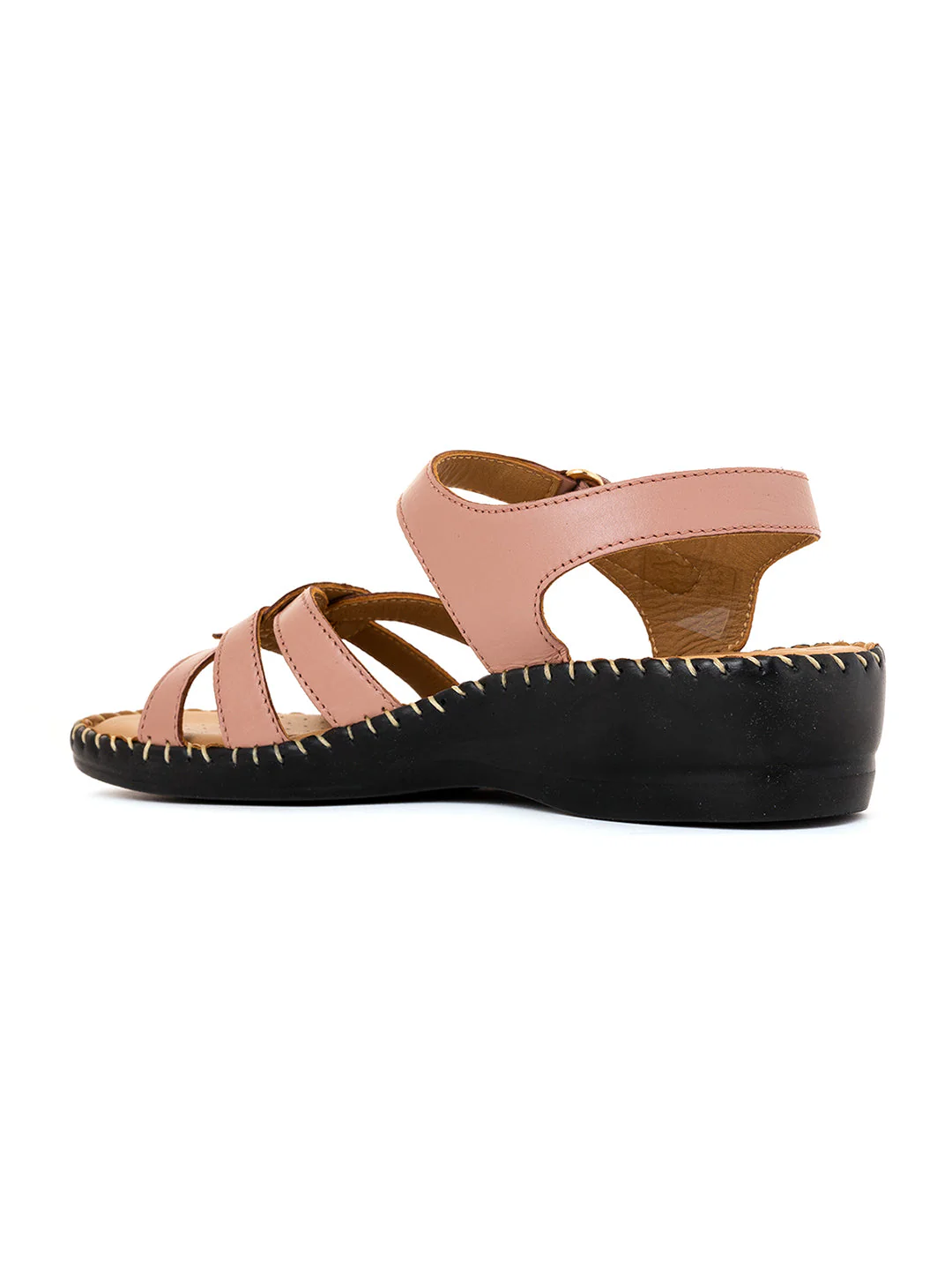 Khadim Softouch Leather Wedge Heel Sandal for Women - Image 3
