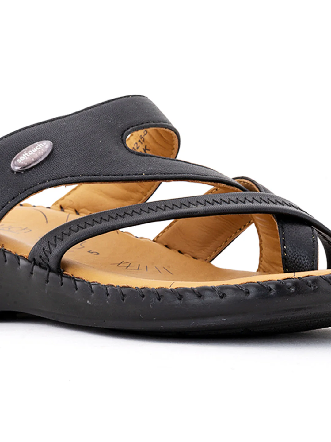 Khadim Softouch Leather Wedge Heel Slip On Sandal for Women - Image 12