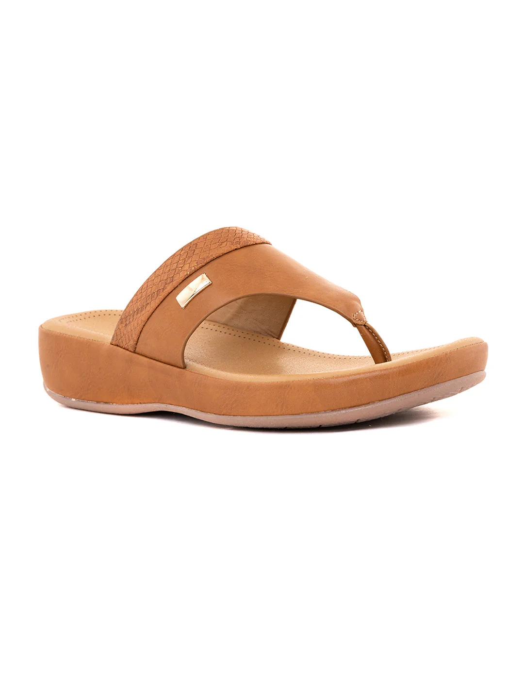 Khadim Softouch Wedge Heel Slip On Sandal for Women