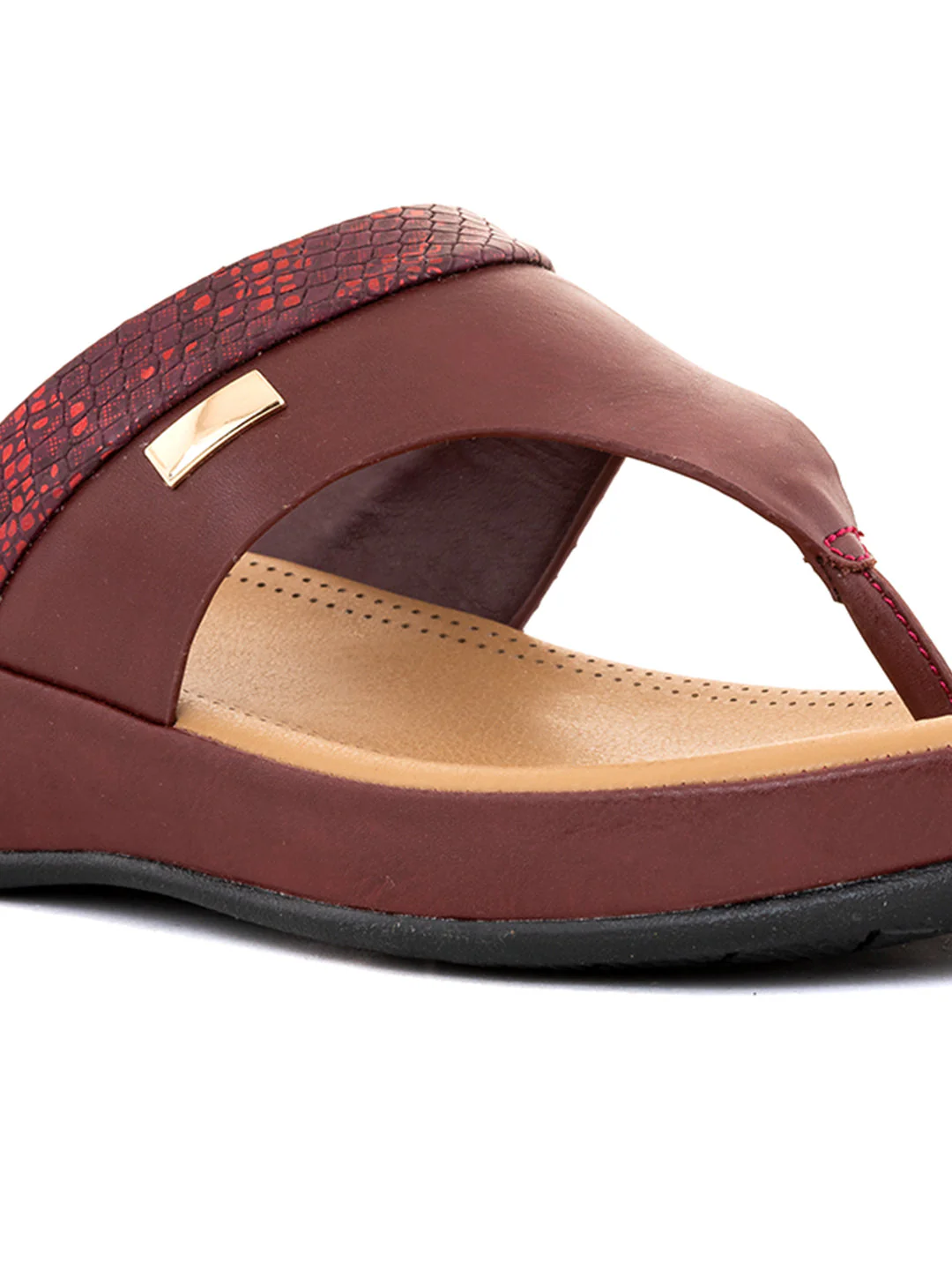 Khadim Softouch Wedge Heel Slip On Sandal for Women - Image 10