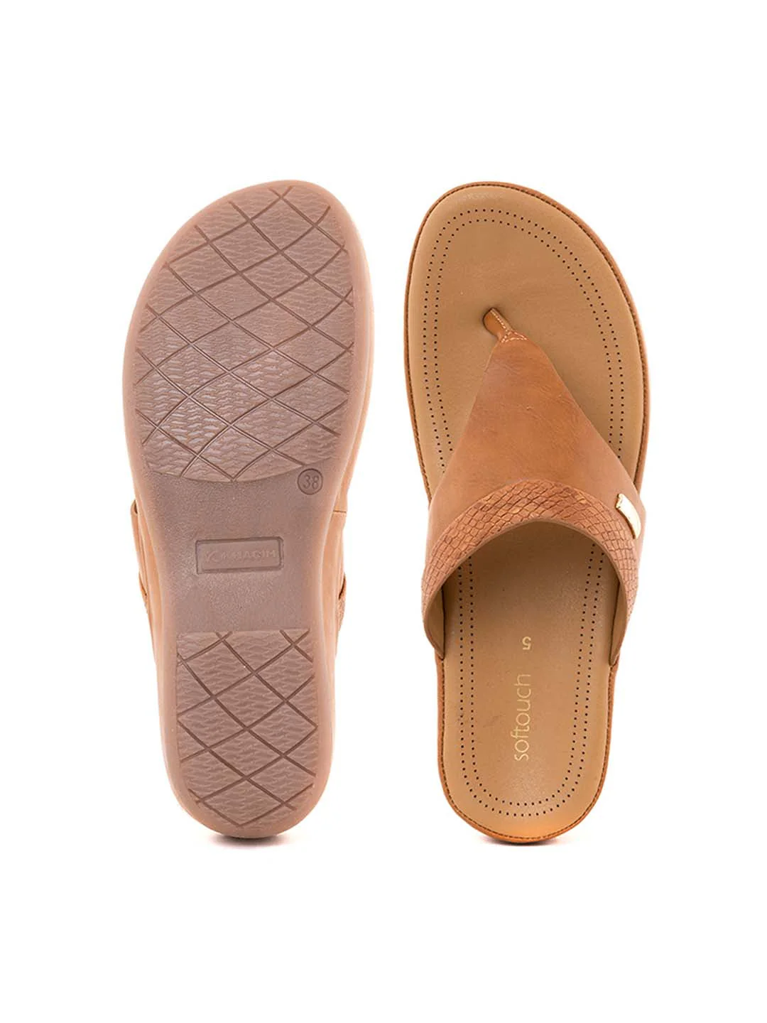Khadim Softouch Wedge Heel Slip On Sandal for Women - Image 4