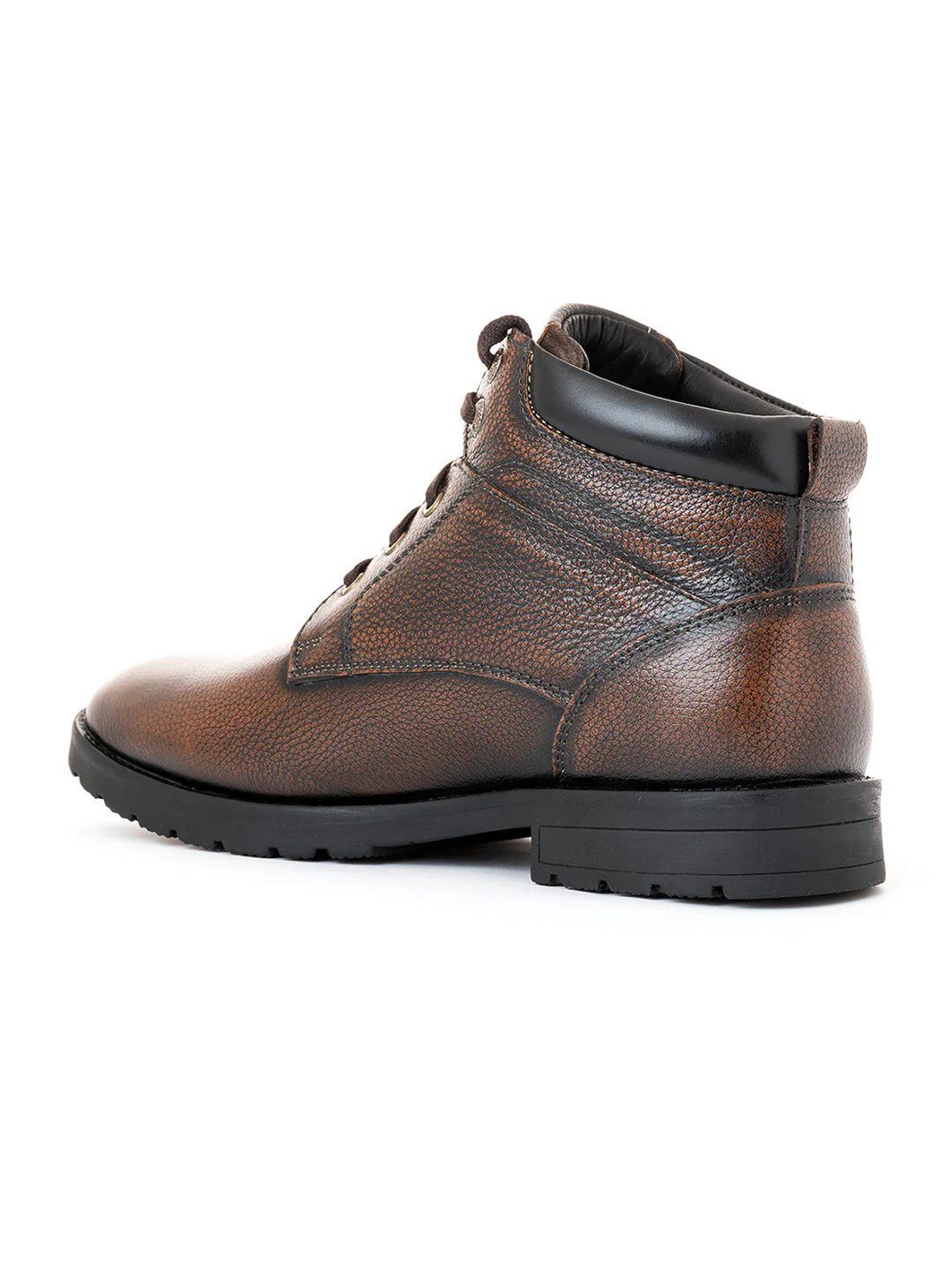 Khadim Turk Leather Derby Boots for Men - Image 9