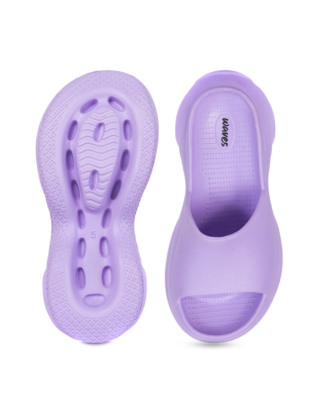 KHADIM Waves Washable High Heel Mule Slide Slippers for Women - Image 13