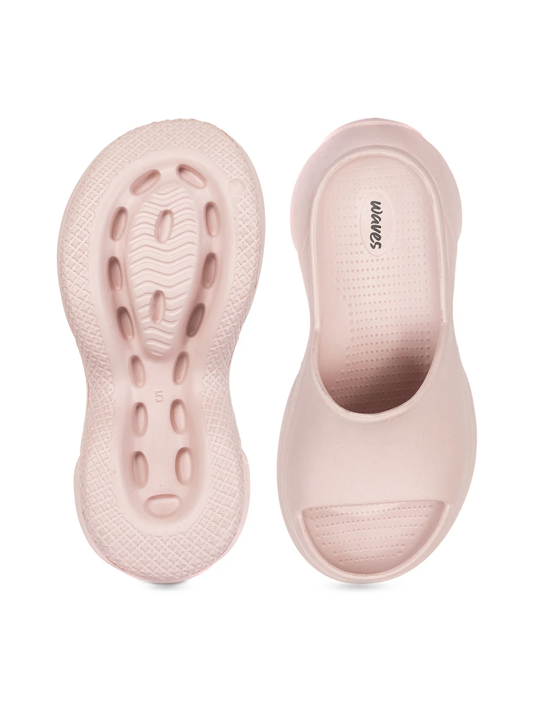 KHADIM Waves Washable High Heel Mule Slide Slippers for Women - Image 6