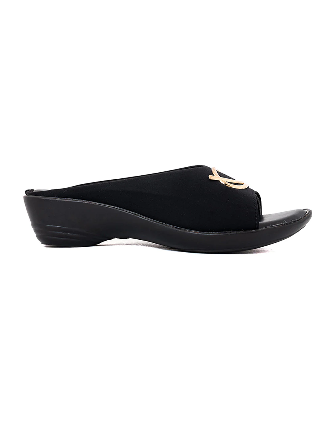 Khadim Wedge Heel Mule Slip On Sandal for Women - Image 4