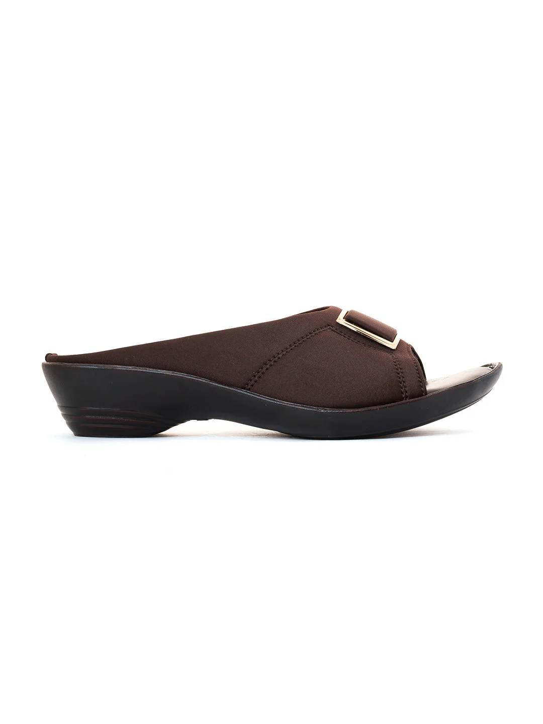 Khadim Wedge Heel Mule Slip On Sandal for Women - Image 4