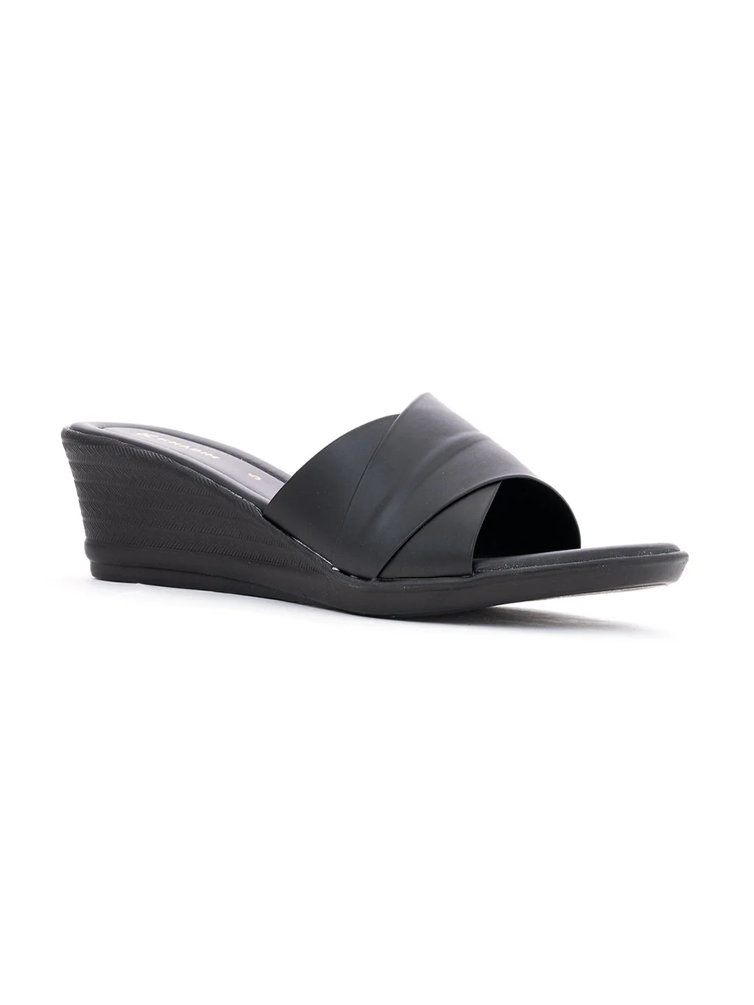 Khadim Wedge Heel Mule Slip On Sandal for Women
