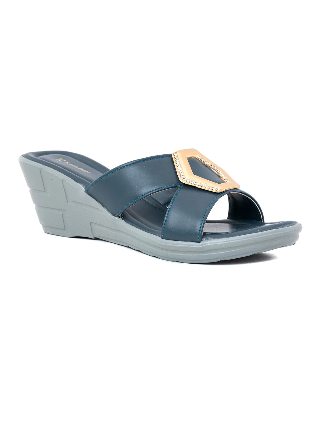 Khadim Wedge Heel Mule Slip On Sandal for Women - Image 7