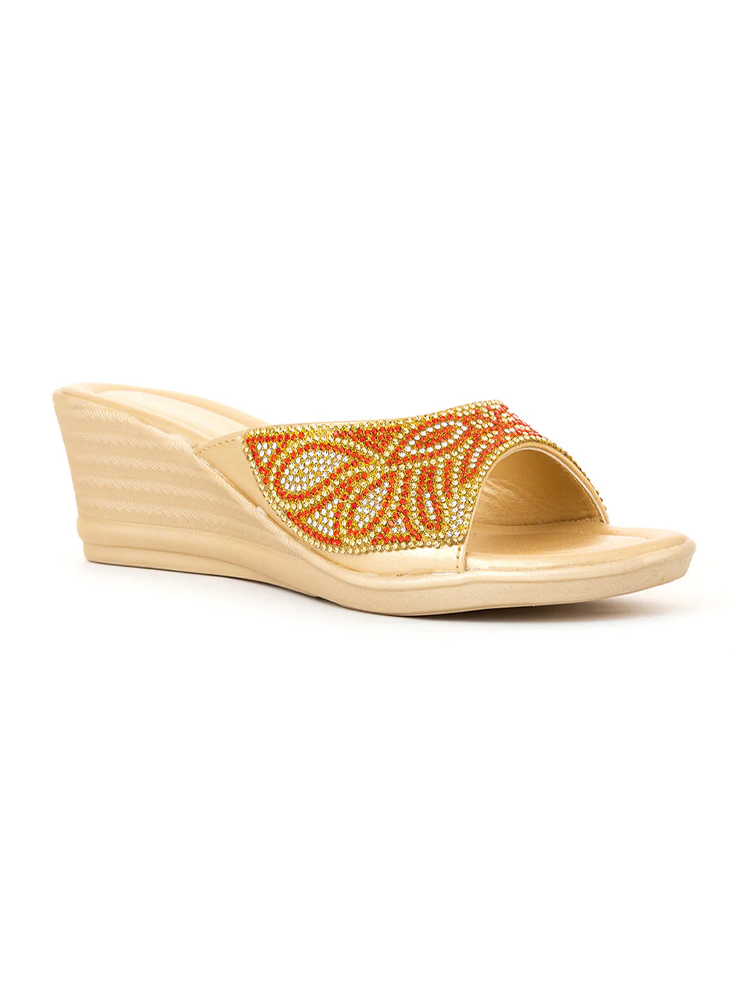 Khadim Wedge Heel Mule Slip On Sandal for Women