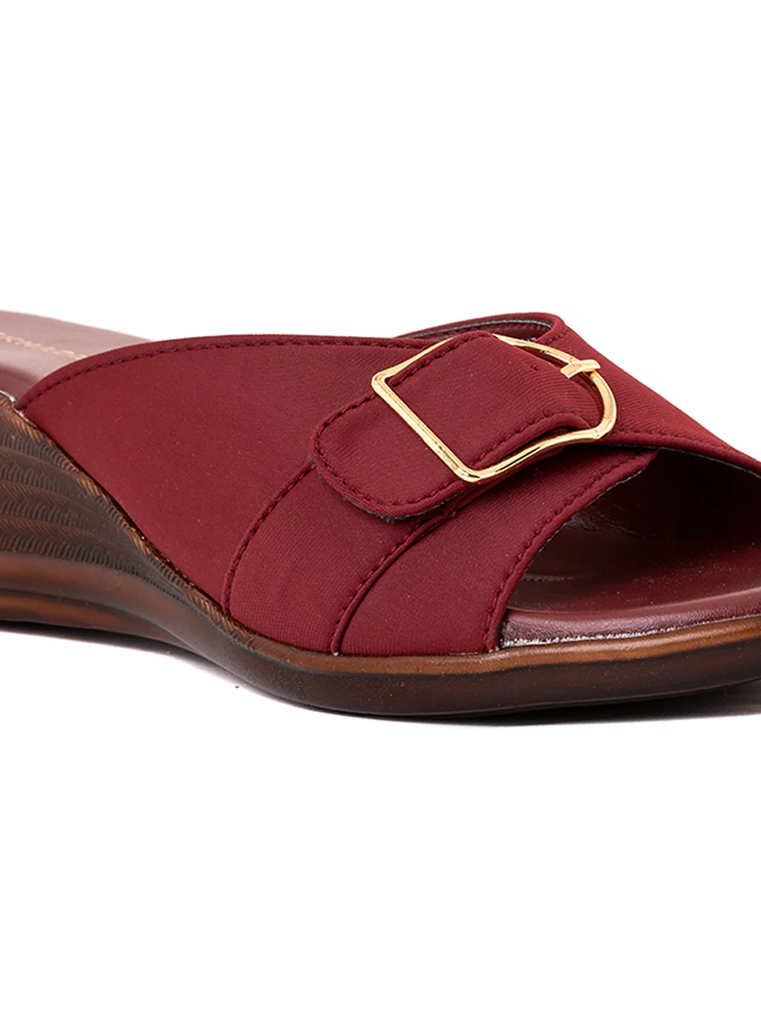 Khadim Wedge Heel Mule Slip On Sandal for Women - Image 6