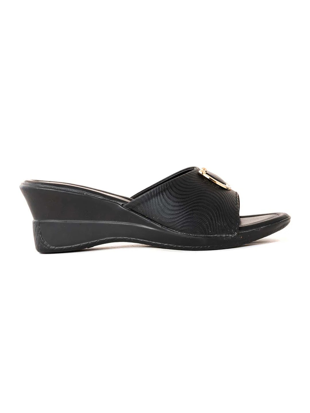 Khadim Wedge Heel Mule Slip On Sandal for Women - Image 4