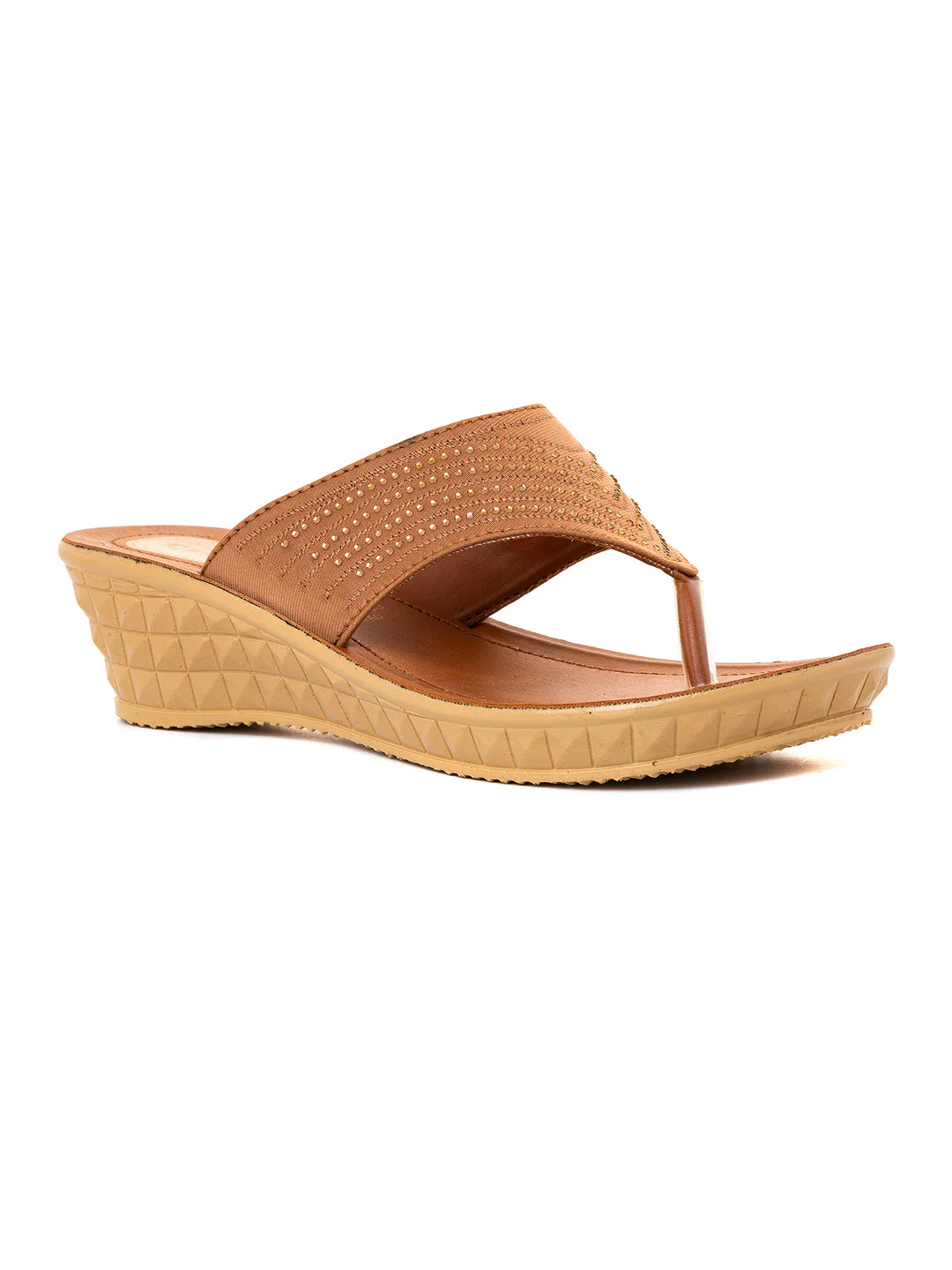 Khadim Wedge Heel Slip On Sandal for Women - Image 6