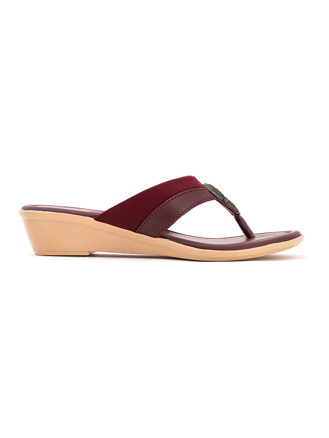 Khadim Wedge Heel Slip On Sandal for Women - Image 4