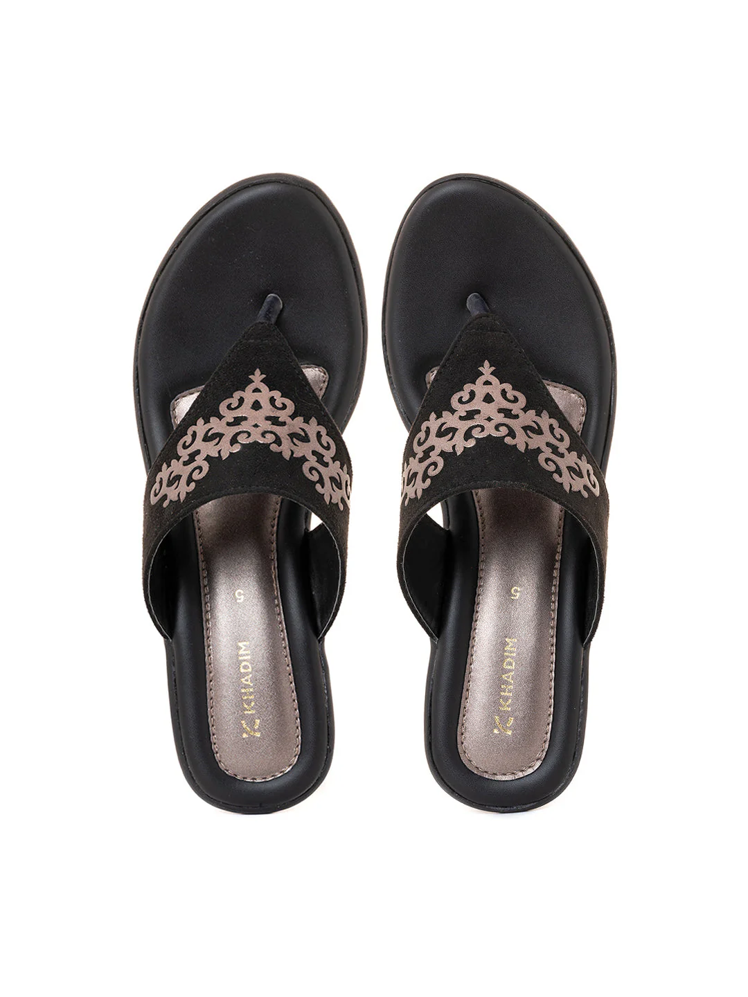 Khadim Wedge Heel Slip On Sandal for Women - Image 2