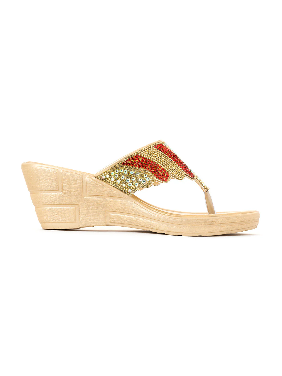 Khadim Wedge Heel Slip On Sandal for Women - Image 4