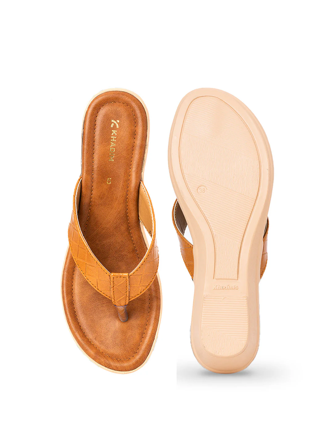 Khadim Wedge Heel Slip On Sandal for Women - Image 5